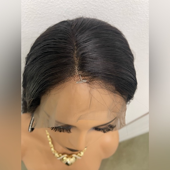 22” Full 13x4 Lace Frontal Deep Wave Virgin Human Hair Wig - Picture 6 of 10